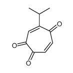 3,6-Cycloheptadiene-1,2,5-trione, 4-(1-methylethyl)- 结构式