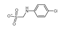 Methanesulfonic acid, 1-[(4-chlorophenyl)amino]-, ion(1-) 结构式