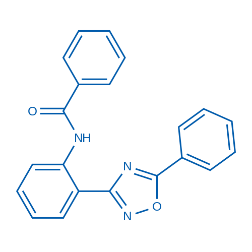 Benzamide, N-[2-(5-phenyl-1,2,4-oxadiazol-3-yl)phenyl]- 结构式