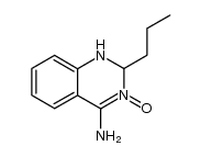 1,2-二氢-2-丙基-4-喹唑啉胺-3-氧化物 结构式