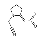 2-(nitroMethylene)-1-Pyrrolidineacetonitrile 结构式