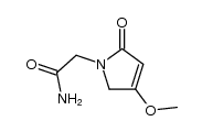 1H-Pyrrole-1-acetamide, 2,5-dihydro-4-methoxy-2-oxo- 结构式