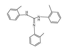 N,N',N''-三(2-甲基苯基)胍 结构式