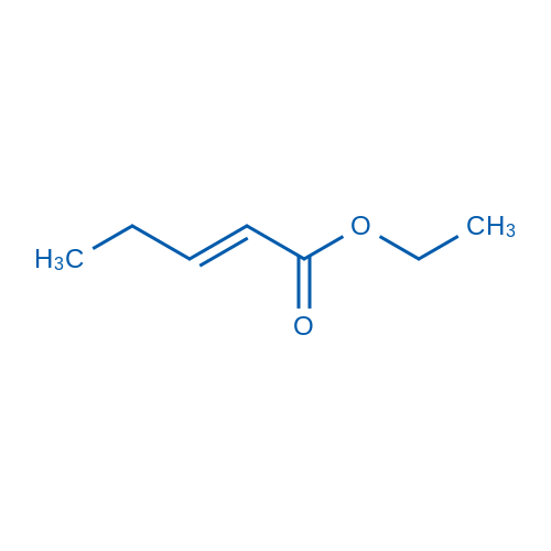 2-戊烯酸乙酯 结构式