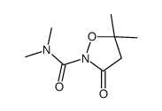 2-Isoxazolidinecarboxamide, N,N,5,5-tetramethyl-3-oxo- 结构式