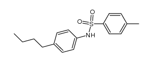 4-丁基苯基对甲苯磺酰胺 结构式