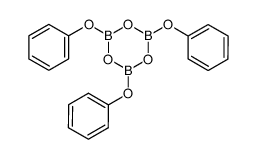 2,4,6-三苯氧基-1,3,5,2,4,6-三氧杂三硼杂环己烷 结构式