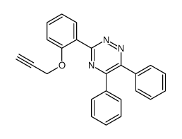 5,6-二苯基-3-[2-(2-丙炔-1-基氧基)苯基]-1,2,4-三嗪 结构式