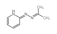 丙酮2-吡啶基腙 结构式