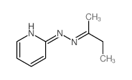 2-Butanone, 2-(2-pyridinyl)hydrazone 结构式