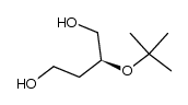(2S)-2-叔丁氧基-1,4-丁二醇 结构式