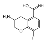 3-氨基-8-氟-3,4-二氢-2H-色烯-5-甲酰胺 结构式