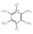 2,3,5,6-四甲基吡嗪1,4-二氧化物 结构式