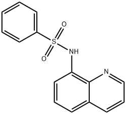 N-(喹啉-8-基)苯磺酰胺 结构式