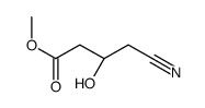 (3R)-4-氰基-3-羟基丁酸甲酯 结构式