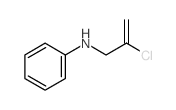 N-(2-氯丙-2-烯基)苯胺 结构式