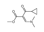(1-cyclopropyl-Methanoyl)-diMethylaMino-acrylic acid Methyl ester 结构式