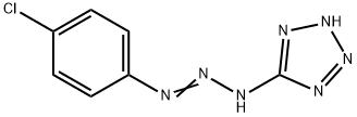 5-[3-(4-氯苯基)-2-三氮烯-1-基]-2H-四氮唑 结构式
