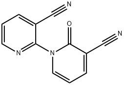 2-氧代-1,2-二氢-2,2'-联吡啶-3,3'-二腈 结构式