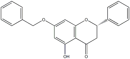 (S)-松属素7-苄基醚 结构式