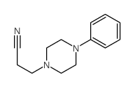 4-苯基-1-哌嗪丙腈 结构式