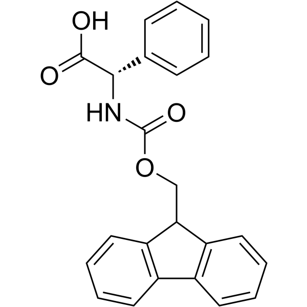 Fmoc-L-苯基甘氨酸 结构式