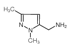1,3-二甲基-1H-吡唑-5-甲胺 结构式