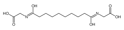 2-[[10-(carboxymethylamino)-10-oxodecanoyl]amino]acetic acid 结构式