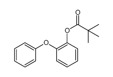 2-苯氧基苯基新戊酸酯 结构式