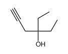 3-乙基-5-己炔-3-醇 结构式
