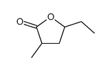 5-乙基-3-甲基二氢-2(3H)-呋喃酮 结构式