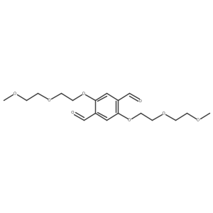 2,5-双[2-(2-甲氧基乙氧基)乙氧基]对苯二醛 结构式