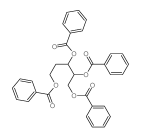 2-脱氧-D-赤式戊糖醇四苯甲酸酯 结构式