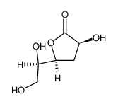 3-Deoxy-D-arabino-hexonic acid 1,4-lactone 结构式