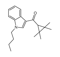 (1-丁基-1H-吲哚-3-基)(2,2,3,3-四甲基环丙基)甲酮 结构式