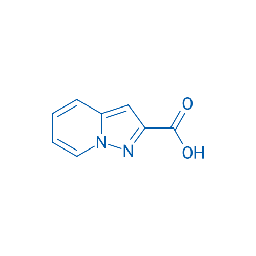 吡唑并[1,5-a]吡啶-2-甲酸 结构式