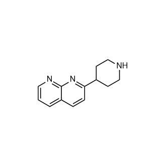 2-(哌啶-4-基)-1,8-萘啶 结构式