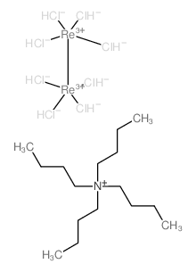 八氯二铼酸四丁基铵(III) 结构式