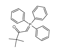 Phosphonium, (3,3-dimethyl-2-oxobutyl)triphenyl-, inner salt 结构式