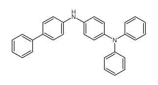 N-联苯-4-基-N',N'-二苯基-1,4-二苯胺 结构式