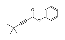 2-Pentynoic acid, 4,4-dimethyl-, phenyl ester 结构式