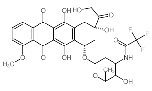 N-三氟乙酰阿霉素 结构式