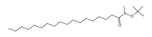 Octadecanamide, N-(1,1-dimethylethoxy)-N-methyl- 结构式