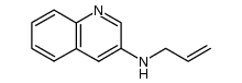 N-2-丙烯基-3-喹啉胺 结构式