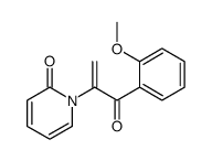 2(1H)-Pyridinone, 1-[1-(2-methoxybenzoyl)ethenyl]- 结构式