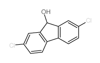 9H-Fluoren-9-ol, 2,7-dichloro- 结构式