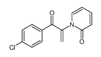 1-[1-(4-氯苯甲酰基)乙烯基]-2(1H)-吡啶酮 结构式