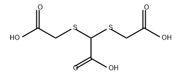 2,2-双[(羧甲基)硫代]乙酸 结构式