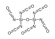 1,1,1,3,3,3-六异氰酸基二硅氧烷 结构式