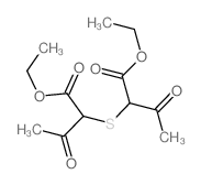 2,2'-硫代双(3-氧代丁酸)二乙酯 结构式